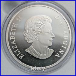 2016 Canada 200 Dollars Silver Canada's Vast Prairies With OGP RCM Proof 9999 Pure