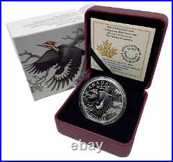 2016 Canada $20 Fine Silver 1oz The Pileated Woodpecker #12-26