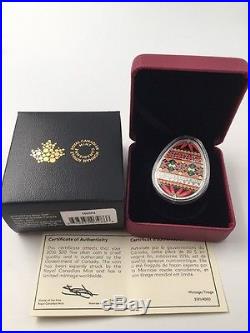 2016 Canada $20 Traditional Ukrainian Pysanka 1oz Proof Silver Coin