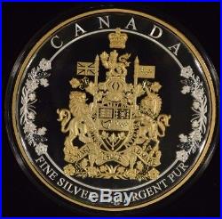 2016 Canada $250 Pure Silver Kilogram Coin The Arms of Canada