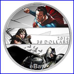 2016 Canada $30 2 Oz Proof Silver Batman V Superman Dawn of Justice SKU39620