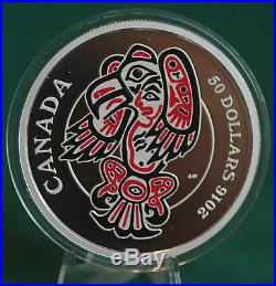 2016 Canada $50 EAGLE Second coin in Mythical Realms of Haida 99.99% silver