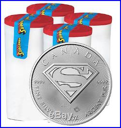 2016 Canada $5 1 oz. Silver Superman Lot of 100 Coins GEM BU SKU41399