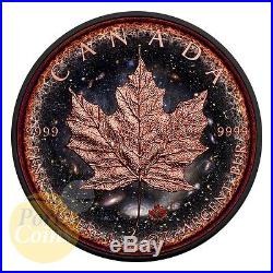 2016 Canada $5 Logarithmic Universe Black Ruthenium & Rose 1 Oz Silver Coin NEW