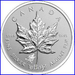 2016 Canada. 9999 Silver Maple Leaf 1oz REVERSE PROOF WOLF Privy NEW DESIGN