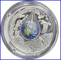 2016 Canada Fine silver 1oz $20 Mother Earth #14-17