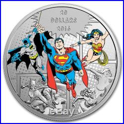 2016 Canada Silver $20 DC Comics Originals The Trinity PF70 UC NGC Coin