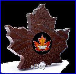 2016 Canada Silver $20 Maple Leaf Shape PF 70 UC ER NGC Coin #001 RARE