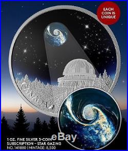 2016 Canada Silver $20 The Universe Borosilicate Art PF70 UC ER NGC Coin
