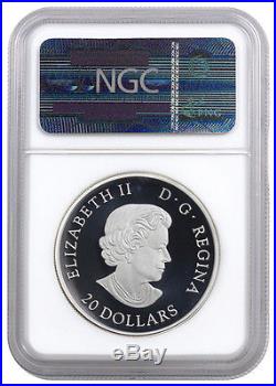2016 Canada Silver $20 The Universe Opal Art PF70 UC ER NGC Coin RARE