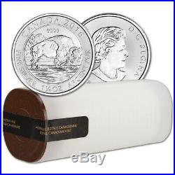 2016 Canada Silver Bison 1.25 oz $8 BU 20 Coin Tube