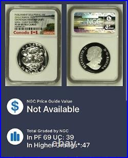 2016 Canada Silver Er Grotesque Wild Green Man Coin 9999 Pf70 Uc S$25 Ngc 2016 Canada Silver Er Grotesque Wild Green Man Coin 9999 Pf70 Uc S$25 Ngc