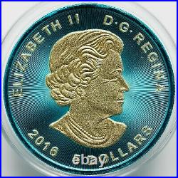 2016 Canada Superman 1 oz Silver Bullion Coin with Crystals with Case & COA