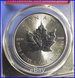 2016 Canadian Canada Maple Leaf Silver $5 Dollar MS70 PCGS First Strike