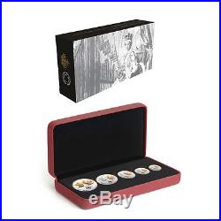 2016 Canadian Silver Maple Leaf Fractional Set Coin Set A Historic Reign