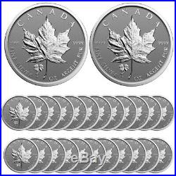 2016 Four Leaf Clover Privy Canadian Silver Maple Leaf Reverse Proof (Lot of 25)