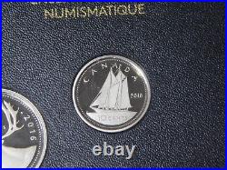2016 Royal Canadian Mint Canada 7 Coin Silver Dollar Transatlantic Cbl Proof Set