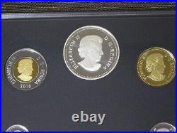 2016 Royal Canadian Mint Canada 7 Coin Silver Dollar Transatlantic Cbl Proof Set
