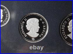 2016 Royal Canadian Mint Canada 7 Coin Silver Dollar Transatlantic Cbl Proof Set