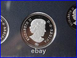 2016 Royal Canadian Mint Canada 7 Coin Silver Dollar Transatlantic Cbl Proof Set