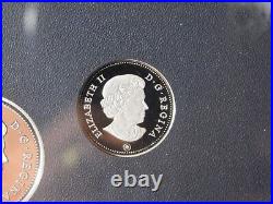 2016 Royal Canadian Mint Canada 7 Coin Silver Dollar Transatlantic Cbl Proof Set