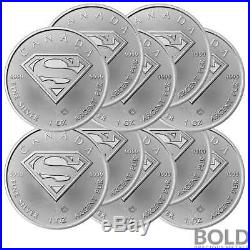 2016 Silver 1 oz Canada SUPERMAN (10 Coins)