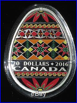 2016-Traditional-Ukrainian-Pysanka-$20-1OZ-COIN-PURE-SILVER-Canada
