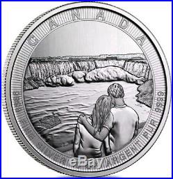 2017 10 Oz Silver $50 Canada THE GREAT CTG NIAGARA FALLS Coin