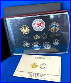 2017 Canada 150th Anniversary Silver Proof Dollar Set Limited Edition Colorized