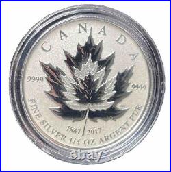 2017 Canada 1oz Fine Silver Maple Leaf Tribut Fractional 4 Coin Set #22-25