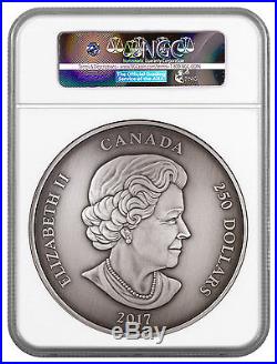 2017 Canada $250 1 Kilo HR Antiqued Silver Coin Collection NGC PF69 ER SKU45046