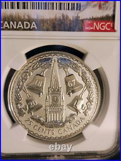 2017 Canada 25¢ Forgotten 1927 Design Rev. Proof Twenty-Five Cents NGC RP 70