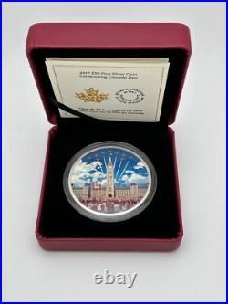 2017 Canada $30 Fine Silver Coin Celebrating Canada Day in Case with COA