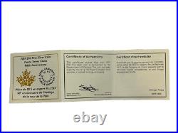2017 Canada $50 Silver Peace Tower Clock 90th Anniversary ER NGC PF 70 Antiqued