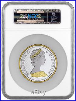 2017 Canada Big Coin Alex Colville Bobcat 5 oz Silver Gilt 25C NGC PF70 SKU47401