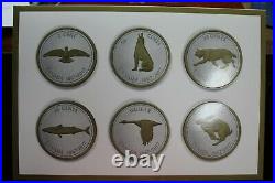 2017 Canada Big Coin Series 5oz. Fine Silver Proof 6 Coin Set in Large Case