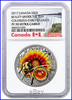 2017 Canada Mother Nature's Beauty Under Sun 1 oz Silver NGC PF70 UC ER SKU48353