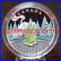 2017 Canada Murano Snow-Covered Tree 1 oz $20 Fine Silver Coin