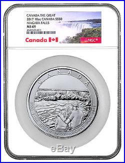 2017 Canada Niagara Falls 10 oz. Silver $50 Coin NGC MS69 SKU46748