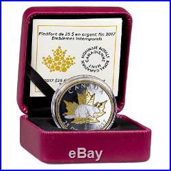 2017 Canada Silver $25 Timeless Icons Gilt PF70 UC NGC Coin POP=3