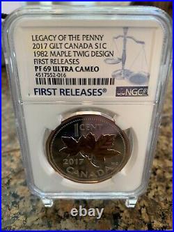 2017 Canada Silver Coin Legacy of the Penny Twig Design FR PF69UC NGC