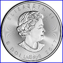 2017 Canada Silver Maple Leaf 1 oz $5 BU Sealed 500 Coin Monster Box