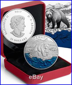 2017 Masters Club Coin Grizzly Bear $20 1OZ Pure Silver Proof Coin Canada