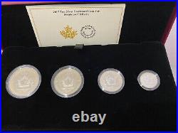 2017 RCM Canada Fine. 9999 Silver Fractional Coin Set Silver Maple Leaf