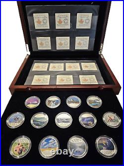 2017 RCM Celebrating Canada's 150th Silver Subscription 13 Coin Silver Set WithBox