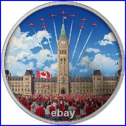 2017 Two Ounce $30 Celebrating Canada Parliament Building Pure Silver Glow Coin 2017 Two Ounce $30 Celebrating Canada Parliament Building Pure Silver Glow Coin
