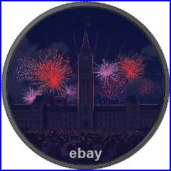 2017 Two Ounce $30 Celebrating Canada Parliament Building Pure Silver Glow Coin 2017 Two Ounce $30 Celebrating Canada Parliament Building Pure Silver Glow Coin
