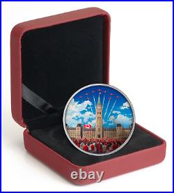 2017 Two Ounce $30 Celebrating Canada Parliament Building Pure Silver Glow Coin 2017 Two Ounce $30 Celebrating Canada Parliament Building Pure Silver Glow Coin