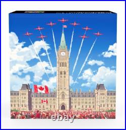 2017 Two Ounce $30 Celebrating Canada Parliament Building Pure Silver Glow Coin 2017 Two Ounce $30 Celebrating Canada Parliament Building Pure Silver Glow Coin