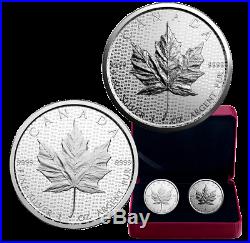 2018 30th Anniversary of the Silver Maple Leaf Pure Silver 2-Coin Set Canada